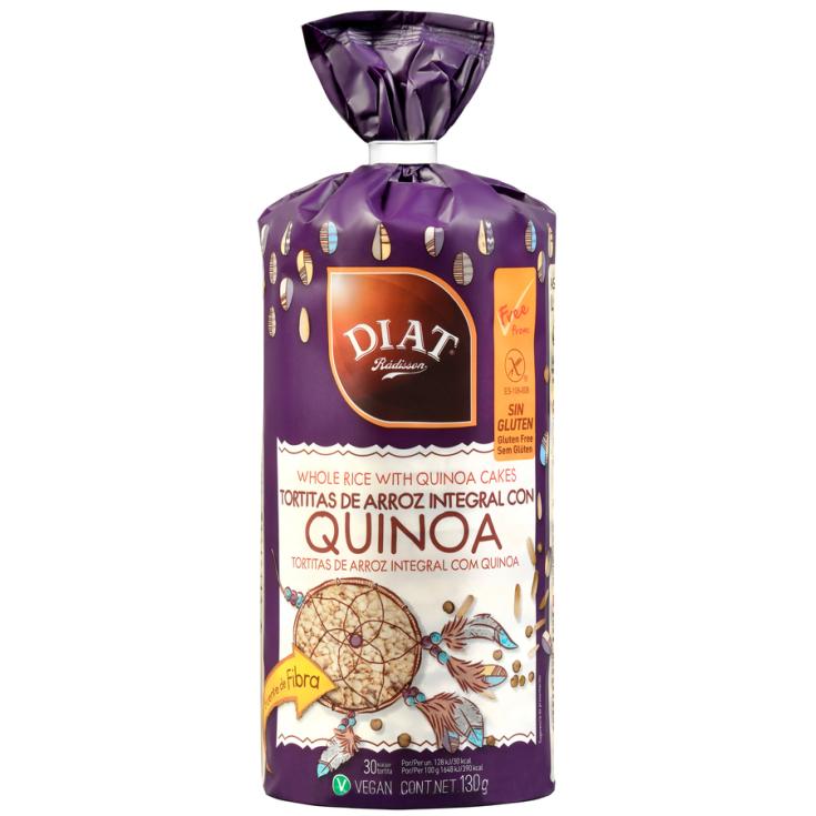 TORTITAS QUINOA , 130G DIAT RADISSON