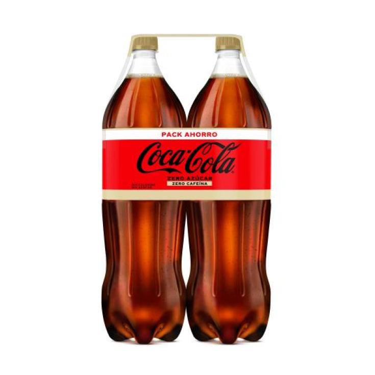 REFRESCO DE COLA ZERO ZERO, 2X2L COCA COLA