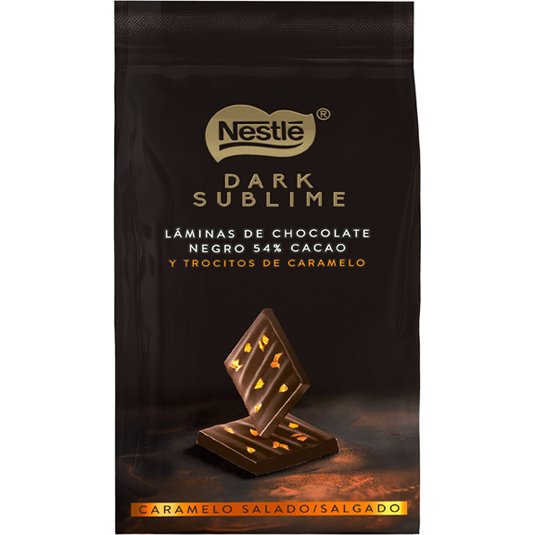 LAMINAS DE CHOCOLATE DARK CARAMEL, 150 NESTLE