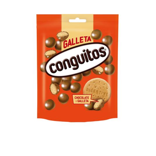 GALLETAS RECUBIERTAS DE CHOCOLATE, 120G CONGUITOS
