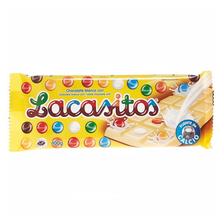 CHOCOLATE BLANCO LACASITOS, 100G LACASA