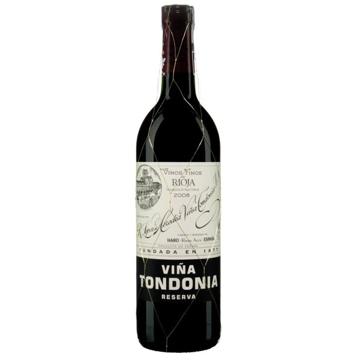 VINO TINTO RESERVA D.O. RIOJA, 750ML VIÑA TONDONIA