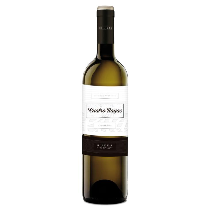 VINO BLANCO SAIVIGNON D.O.RUEDA, 750ML CUATRO RAYAS