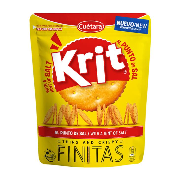 GALLETAS SALADAS FINITAS KRIT, 150G CUETARA