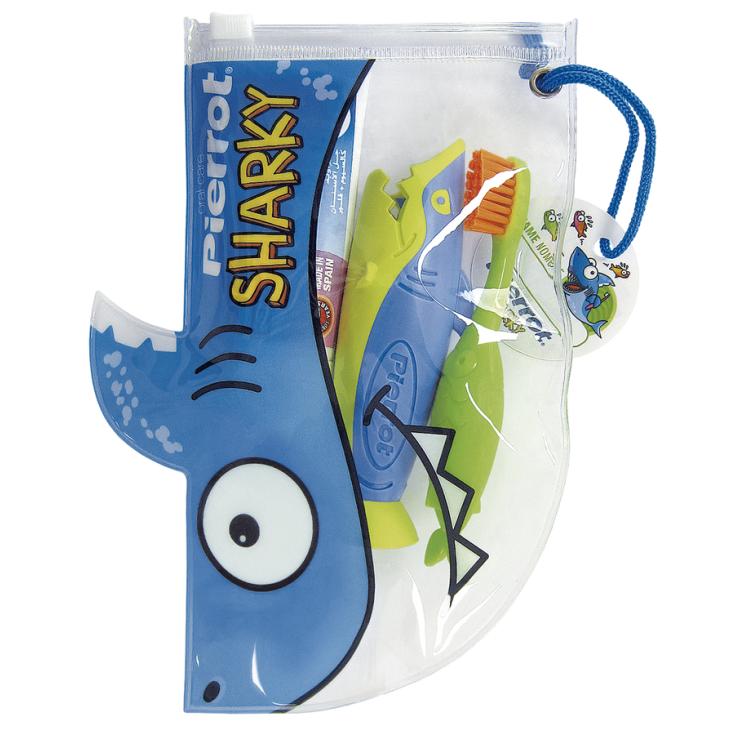 MINI KIT DENTAL INFANTIL SHARKY PIERROT