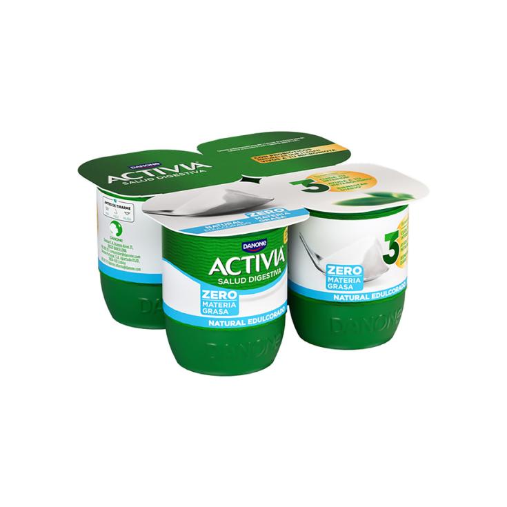 BÍFIDUS NATURAL DESNATADO 0% M.G, P4X120 G ACTIVIA