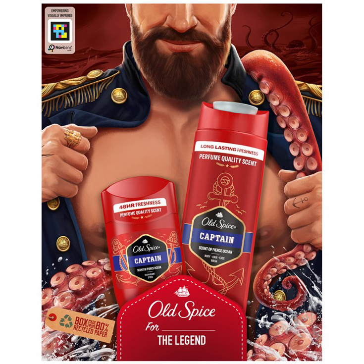 ESTUCHE OLD SPICE CAPTAIN STICK+GEL 250 ML OLD SPICE