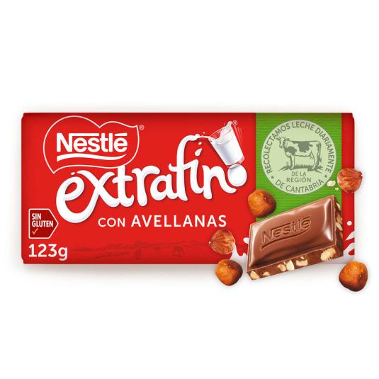 CHOCOLATE EXTRAFINO CON AVELLANA, 125GR NESTLE