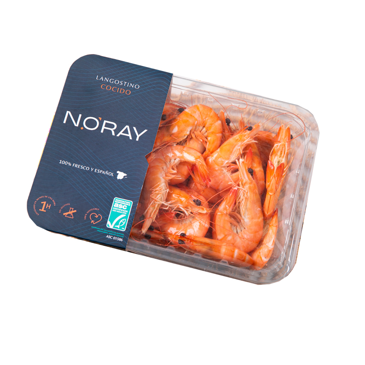 LANGOSTINO COCIDO CRIANZA , 300G NORAY