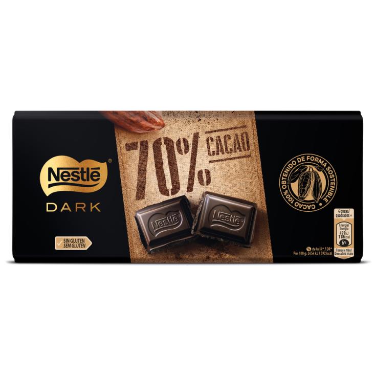 CHOCOLATE EXTRAFINO 70% CACAO, 120G NESTLE