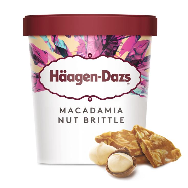 HELADO DE VAINILLA CON NUECES MACADAMIA, 460ML HäAGEN-DAZS