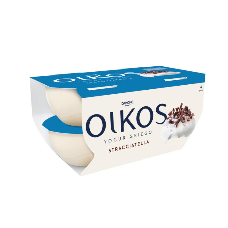 YOGUR GRIEGO CON STRACCIATELLA, 4X110G DANONE