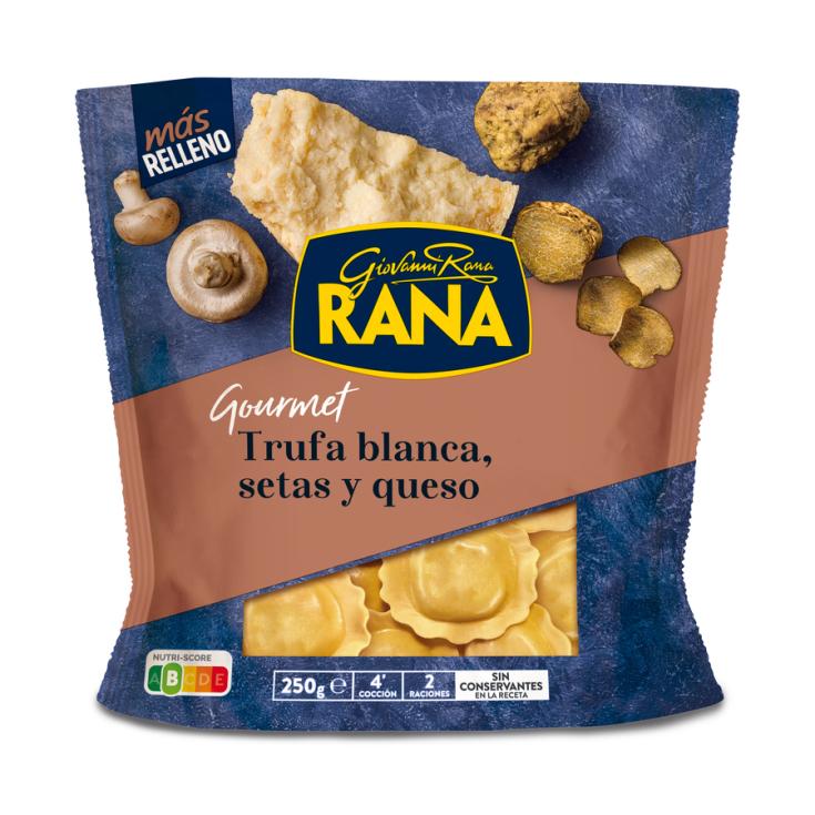 GIRASOLI RELLENO TRUFA BLANCA SETAS Y QUESO ,250G RANA