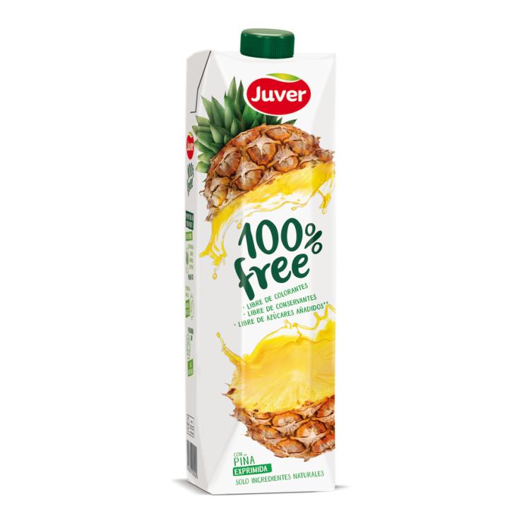 ZUMO 100% FREE PIÑA, 1L JUVER