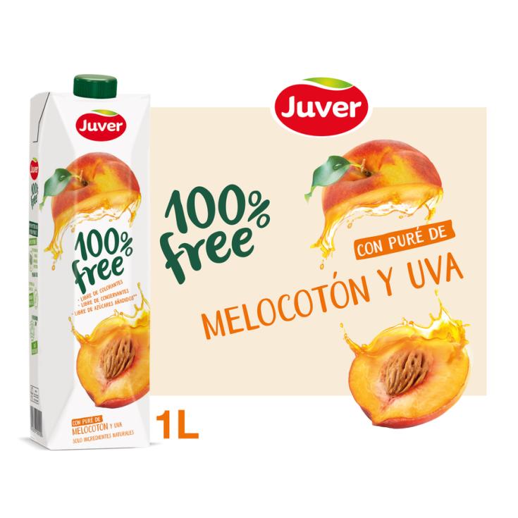 ZUMO 100% FREE MELOCOTON, 1L JUVER