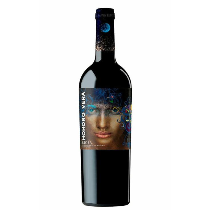 VINO TINTO TEMPRANILLO D.O. RIOJA, 750ML HONORO VERA