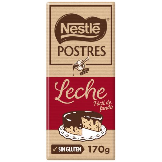 CHOCOLATE CON LECHE POSTRES, 170GR NESTLE