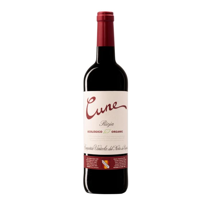 VINO TINTO ECOLOGICO D.O. RIOJA, 750ML CUNE