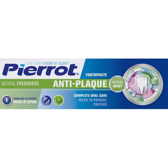 CREMA DENTA L ANTI PLACAS, 75 ML PIERROT