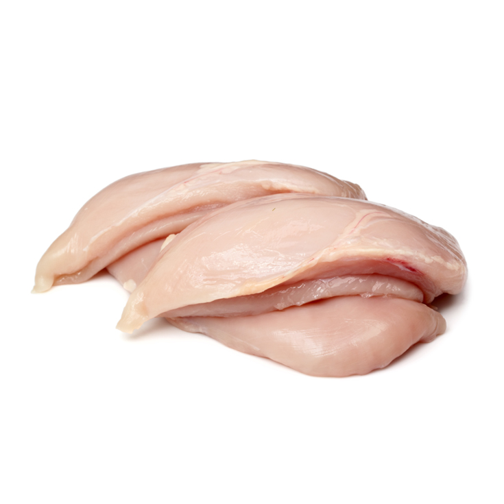 FILETES DE PECHUGA DE POLLO, KG (UNIDAD 150G APROX) 