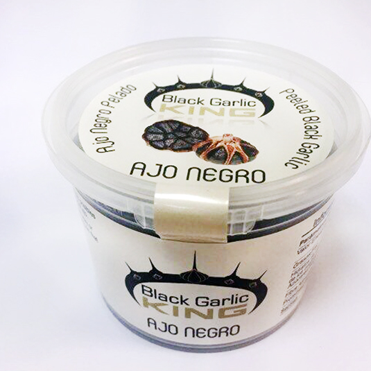 AJO NEGRO PELADO TARRINA, 60G KING