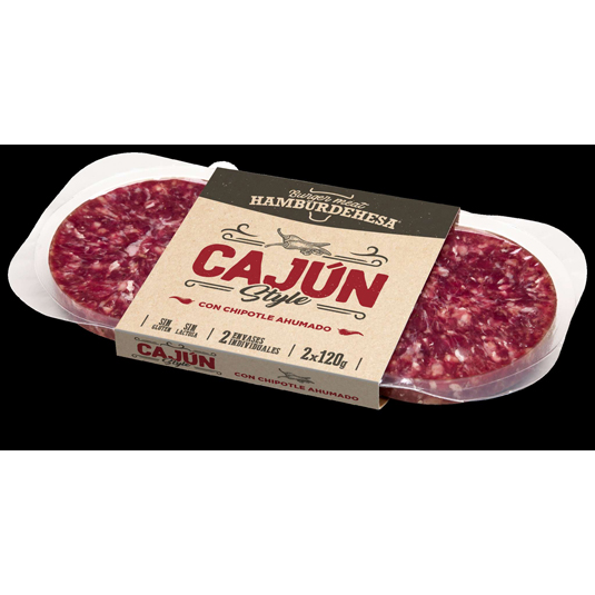 BURGER CAJUN STYLE HAMBURDEHESA 2X120G HAMBURDEHESA