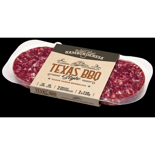 BURGER TEXAS BBQ STYLE HAMBURDEHESA 2X120G HAMBURDEHESA