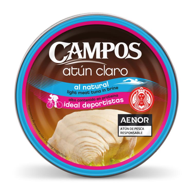 ATUN CLARO AL NATURAL, 112GR CAMPOS