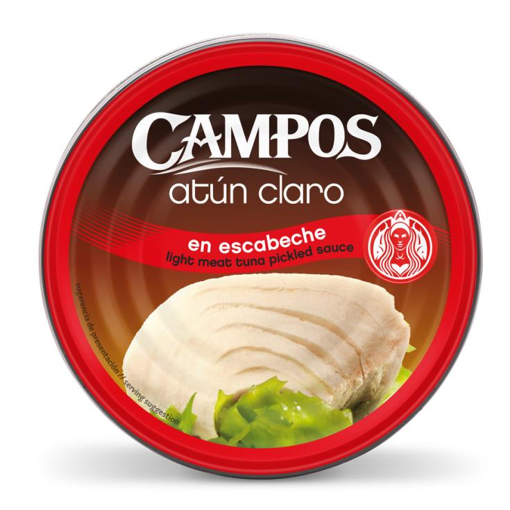 ATUN CLARO ESCABECHE, 104GR CAMPOS