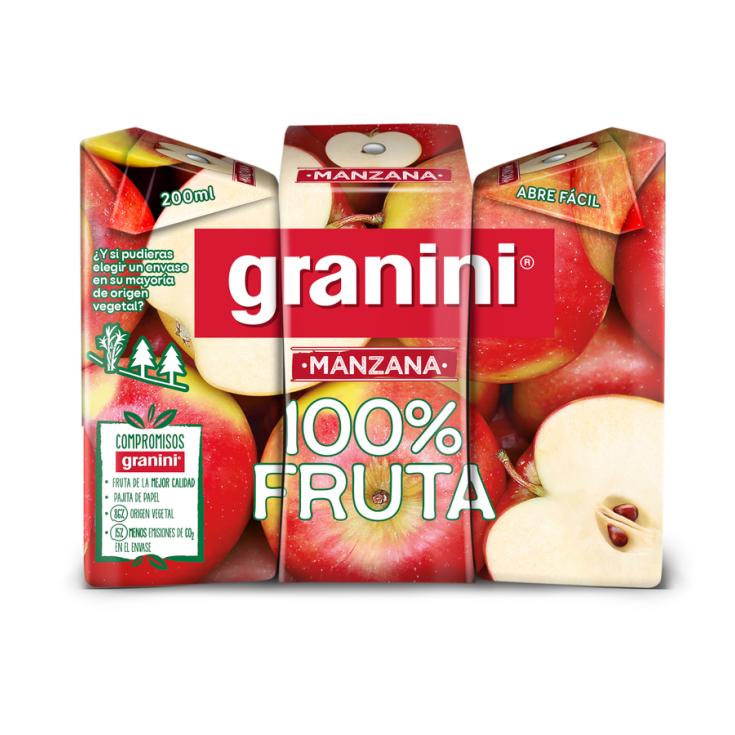 ZUMO DE MANZANA, 3X200ML GRANINI