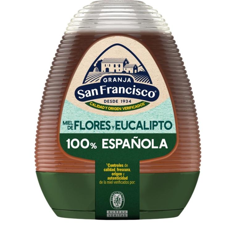 MIEL CON EUCALIPTO, 350GR GRANJA SAN FRANCISCO