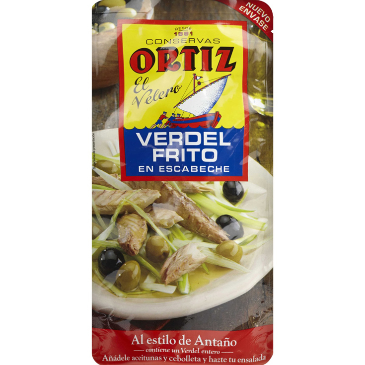 VERDEL FRITO EN ESCABECHE, 200G CONSERVAS ORTIZ