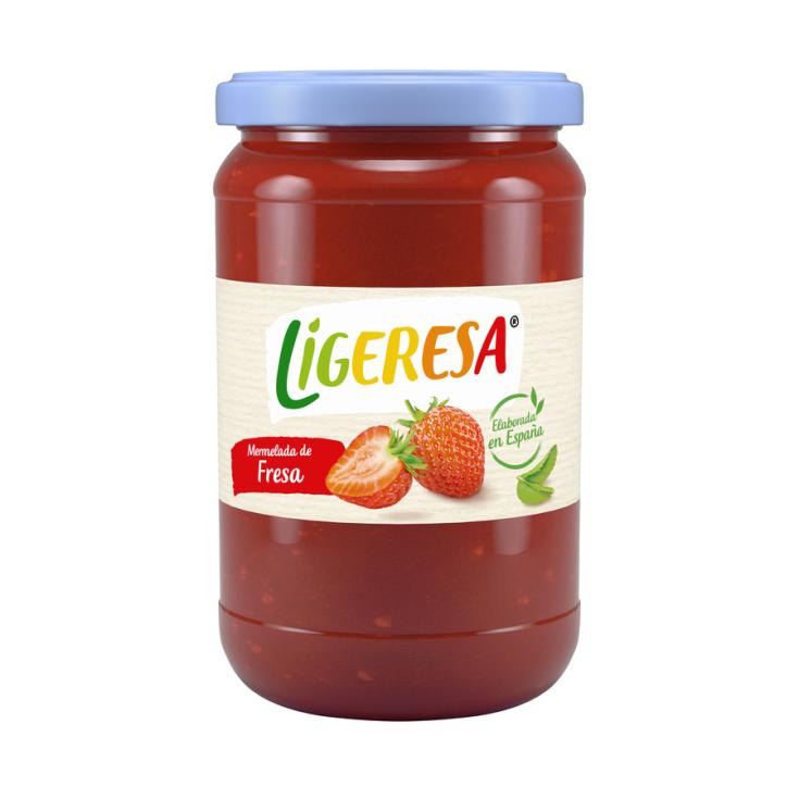 MERMELADA DE FRESA, 330ML LIGERESA