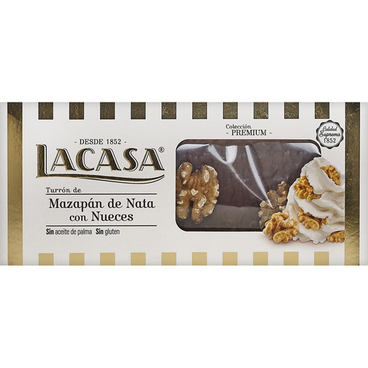 TURRON DE MAZAPAN NATA NUEZ, 200G LACASA