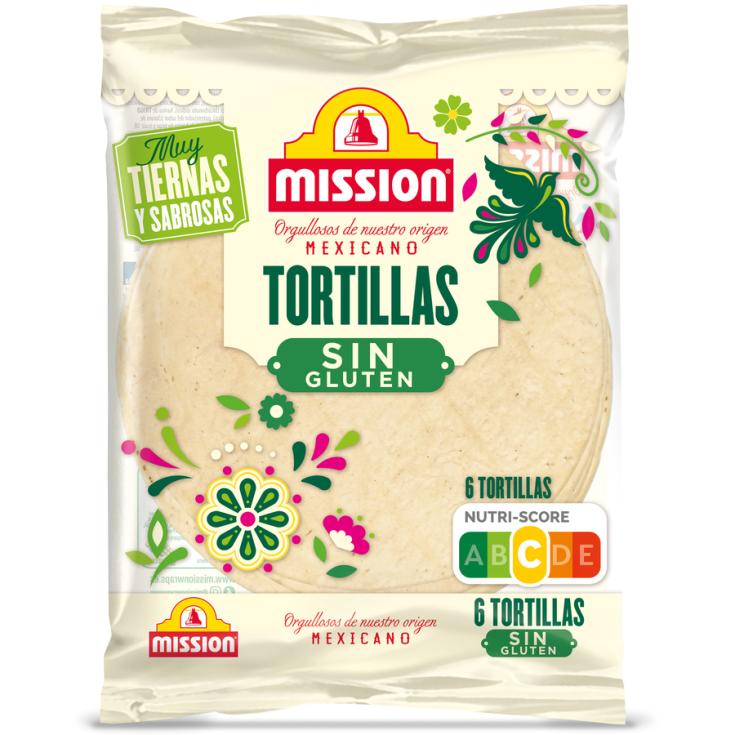 TORTILLAS SIN GLUTEN 6UND , 216G MISSION