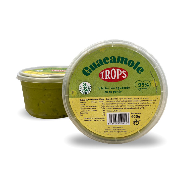 GUACAMOLE SUAVE, 400G TROPS