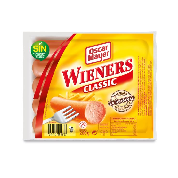 SALCHICHAS WIENNER CLASSIC, 200G OSCAR MAYER