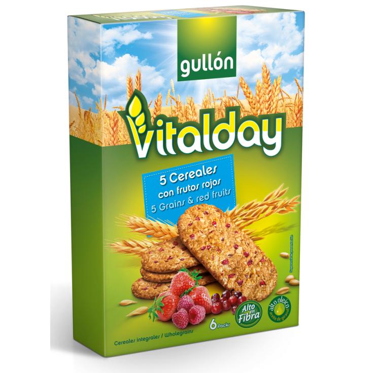 GALLETAS VITALDAY FRUTOS ROJOS, 240G GULLON