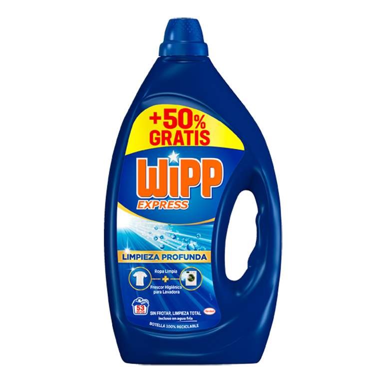 DETERGENTE LIQUIDO LIMPIEZA PROFUNDA 35+18 WIPP EXPRESS