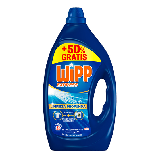 DETERGENTE LIQUIDO LIMPIEZA PROFUNDA 35+18 WIPP EXPRESS