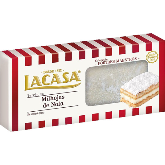 PRALINE MILHOJAS DE NATA, 200G LACASA