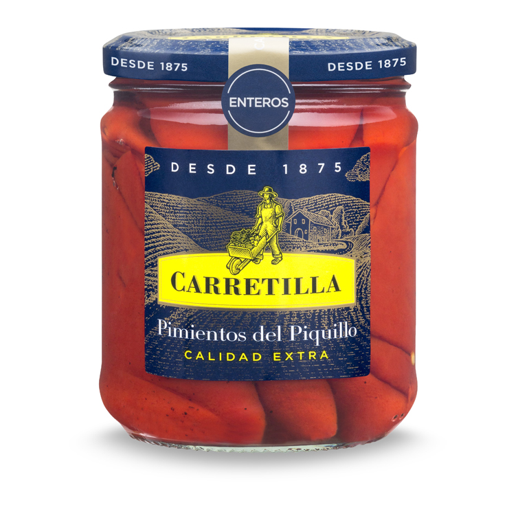 PIMIENTO PIQUILLO ENTERO, 380G CARRETILLA