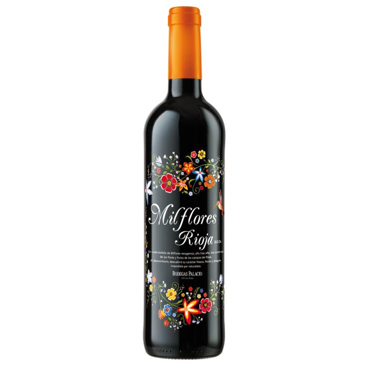 VINO TINTO D.O. RIOJA, 750ML MIL FLORES