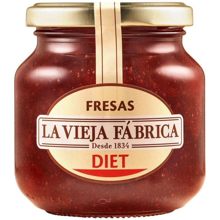 MERMELADA DE FRESA DIET, 280GR LA VIEJA FABRICA