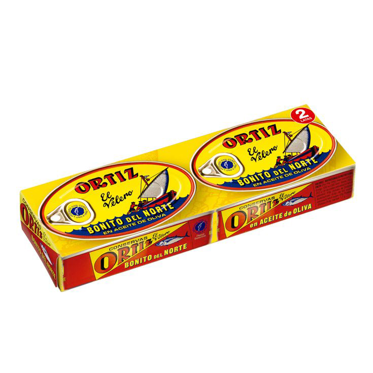 BONITO DEL NORTE EN ACEITE DE OLIVA, 2X82G CONSERVAS ORTIZ