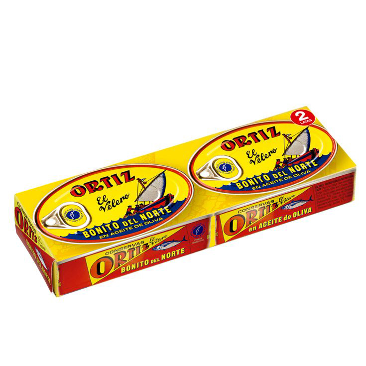 BONITO DEL NORTE EN ESCABECHE, 2X82G CONSERVAS ORTIZ