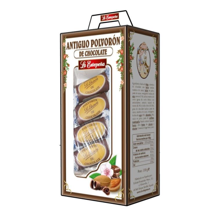 POLVORON CON CHOCOLATE, 330G LA ESTEPEÑA