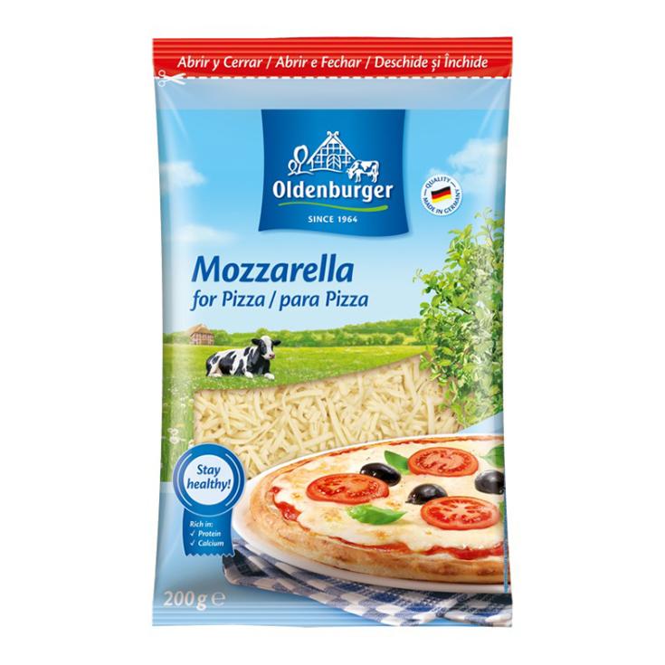 QUESO MOZZARELLA RALLADA , 200G TGT