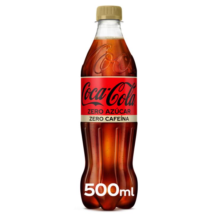 REFRESCO DE COLA ZERO ZERO, 500ML COCA COLA