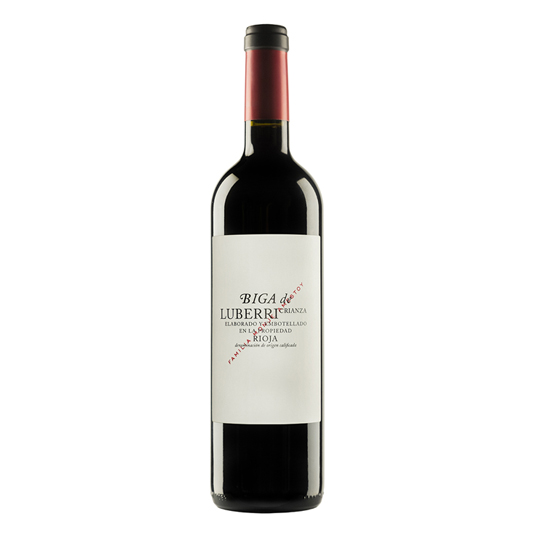 VINO TINTO BIGA CRIANZA DO RIOJA, 750 ML LUBERRI